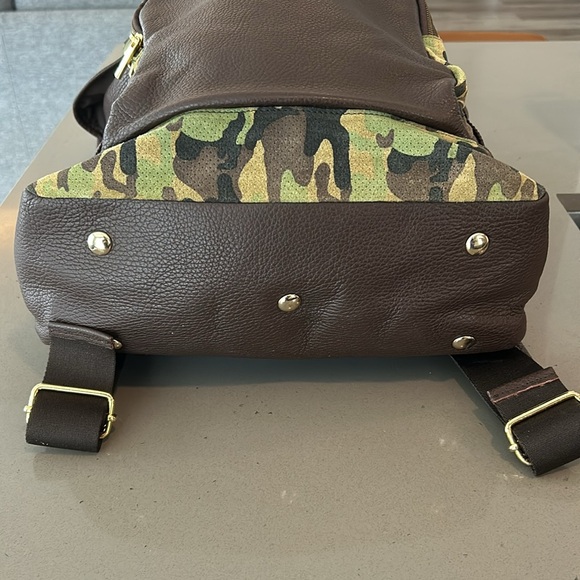 Del Toro Brown Leather Backpack - Picture 12 of 15